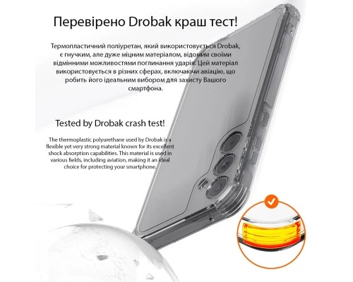 Чохол до мобільного телефона Drobak Acrylic Case with Airbag Samsung Galaxy S24 FE Camera cover (949427)