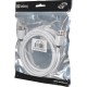 Кабель мультимедійний HDMI to HDMI 2.0m 2.0 white Sandberg (308-98)