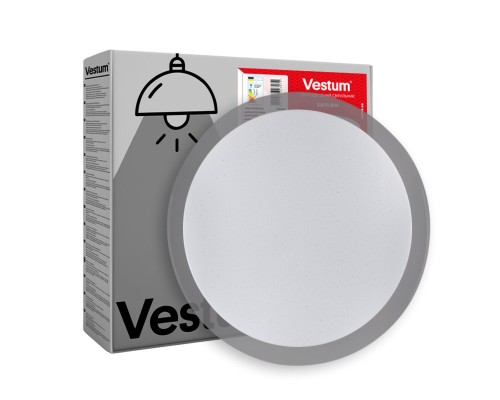 Світильник Vestum SATURN зоряне небо 30W 425*60мм 4000К (VS-90028)