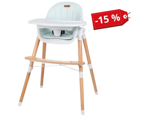 Стілець для годування FreeON TIN White-Mint (38237)