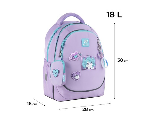 Рюкзак шкільний Kite Education 700 Kawaii Love (K25-700M-6)