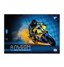 Альбом для малювання Yes А4 20 скоба з перфорацією Cars (130604)