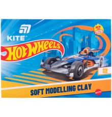 Пластилін Kite Hot Wheels восковий, 12 кольорів, 240 г (HW25-1086-1)