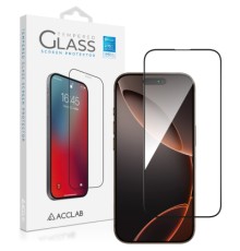 Скло захисне ACCLAB Full Glue Apple iPhone 16 Pro Black (1283126593277)