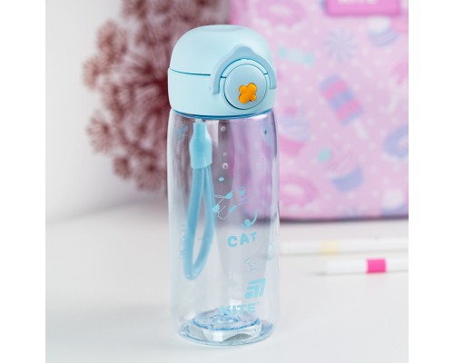 Поїльник-непроливайка Kite 480 мл, блакитна (K25-1236-2)