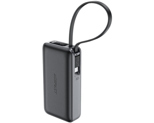 Батарея універсальна Acefast 10000mAh 30W PD, USB-C witch cable, USB-A, Li-Pol, M7 Black (6974316283379)