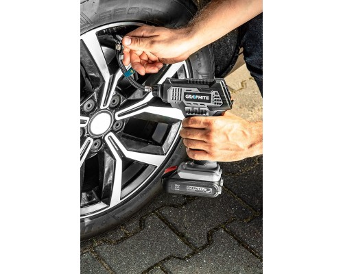 Автомобільний компресор Graphite Energy+ 18V, 7бар (без АКБ та ЗП) (58G041)