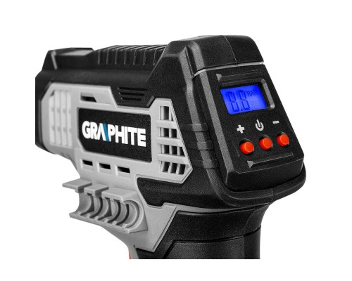 Автомобільний компресор Graphite Energy+ 18V, 7бар (без АКБ та ЗП) (58G041)