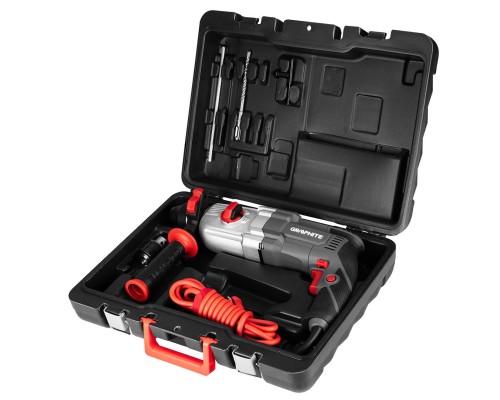 Перфоратор Graphite SDS-plus, 900Вт, 3.4Дж, кейс 6.1кг (58G539)