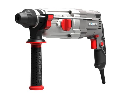 Перфоратор Graphite SDS-plus, 900Вт, 3.4Дж, кейс 6.1кг (58G539)