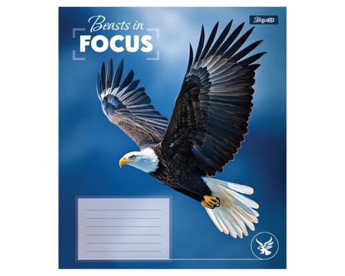 Зошит 1 вересня Beasts in Focusg А5 60 аркушів клітинка (768062)