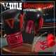 Боксерські рукавички Title Boxing All Heart Bag Gloves 2.0 Black/Red 16 oz (AHABG2 16 oz BK/RD)