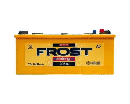Акумулятор автомобільний FROST ENERGY 205Ah бокова(+/-) (1400EN)