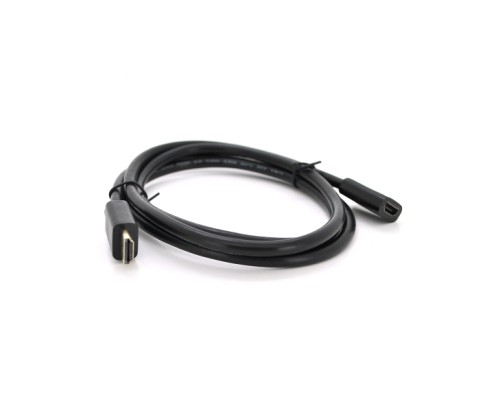 Кабель мультимедійний HDMI M to HDMI F 1.5m V2.0 VEGGIEG (HF-1.5)