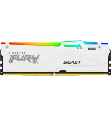 Модуль пам'яті для комп'ютера DDR5 16GB 6000 MHz Beast White RGB EXPO Kingston Fury (ex.HyperX) (KF560C36BWE2A-16)