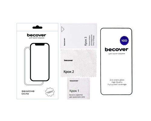 Скло захисне BeCover 10D Xiaomi Redmi 15 Black (713906)