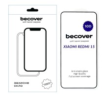 Скло захисне BeCover 10D Xiaomi Redmi 15 Black (713906)