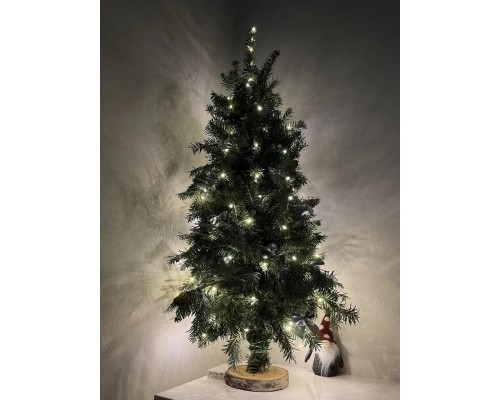 Гірлянда Luca Lighting струна, 3 м, класична біла, 30 LED 3AA, дисплей+таймер (8718861694093)
