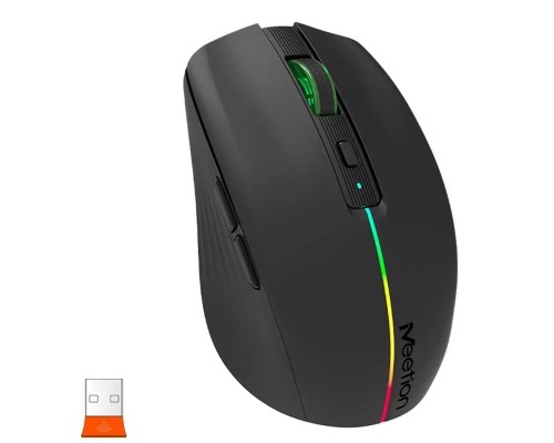 Мишка Meetion BTM002 Wireless/Bluetooth Black (MT-BTM002-A)