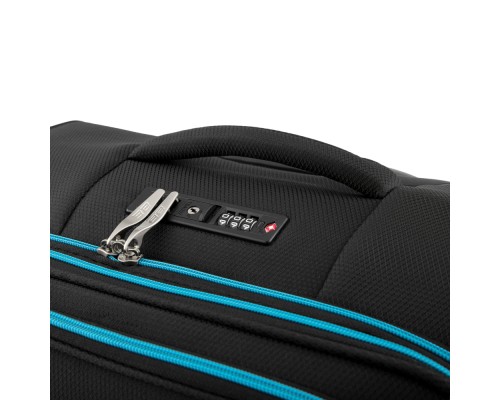 Набір валіз 2E Trek (M+S), чорні (2E-SPE-TREK-SET4-BK)