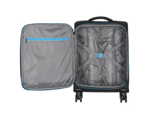 Набір валіз 2E Trek (M+S), чорні (2E-SPE-TREK-SET4-BK)