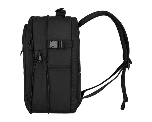 Набір валіз 2E Trek (M+S), чорні (2E-SPE-TREK-SET4-BK)