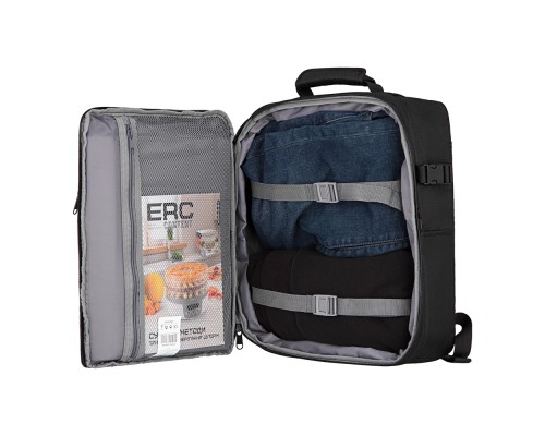 Набір валіз 2E Trek (M+S), чорні (2E-SPE-TREK-SET4-BK)