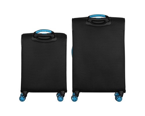 Набір валіз 2E Trek (M+S), чорні (2E-SPE-TREK-SET4-BK)