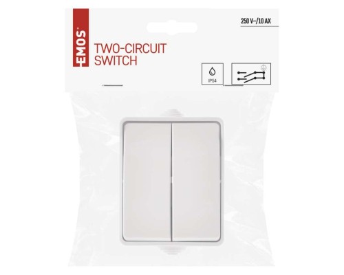 Вимикач EMOS C.5 IP54 (A1398.4)