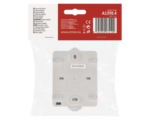 Вимикач EMOS C.5 IP54 (A1398.4)