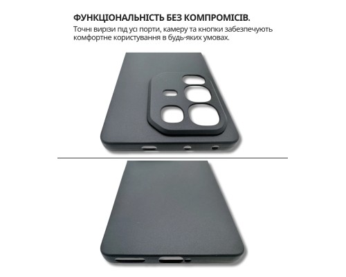 Чохол до мобільного телефона BeCover Silicone Infinix Note 50 Pro 4G (X6855) Black (714673)