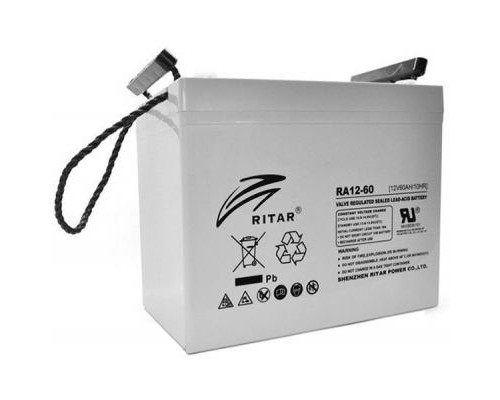 Батарея до ДБЖ Ritar AGM RA12-60, 12V-60Ah (RA12-60) 