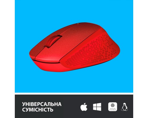 Мишка Logitech M330 Silent plus Red (910-004911)