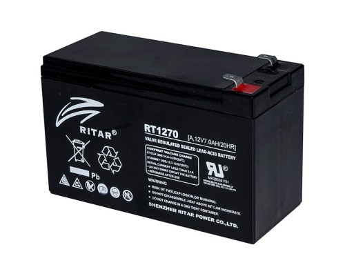 Батарея до ДБЖ Ritar AGM RT1270B, 12V-7Ah (RT1270B) 