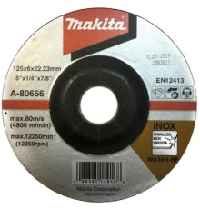 Круг зачистний Makita зачисной 125 мм 36N по нержавеющей стали (A-80656)