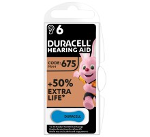 Батарейка Duracell PR44 / 675 * 6 (5004326) 