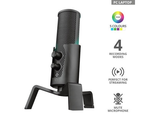 Мікрофон Trust GXT 258 Fyru USB 4-in-1 Streaming Microphone Black (23465)