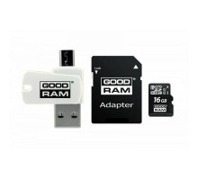 Карта пам'яті Goodram 16Gb microSDHC class 10 UHS-I (M1A4-0160R12) 