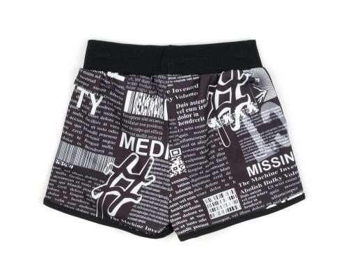 Шорти дитячі Monili з написами (9107-164G-black)