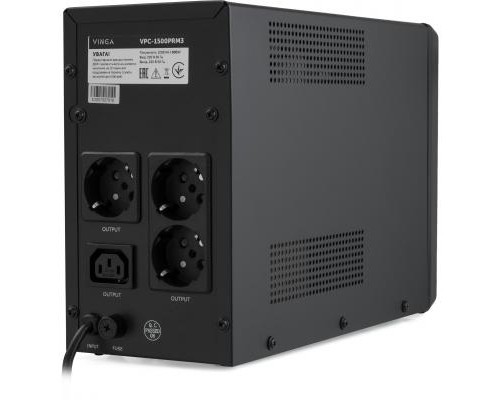 Пристрій безперебійного живлення Vinga LCD 1500VA metal case ( VPC-1500PRM3 ) (VPC-1500PRM3)