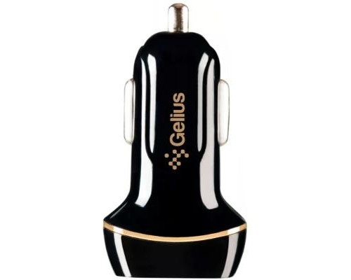 Зарядний пристрій Gelius Ultra Voyager GU-CC02 2USB 2.4A + Cable Type-C Black (00000077717)