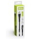 Дата кабель USB 2.0 AM to Micro 5P 1.0m zinc alloy + led black ColorWay (CW-CBUM035-BK)