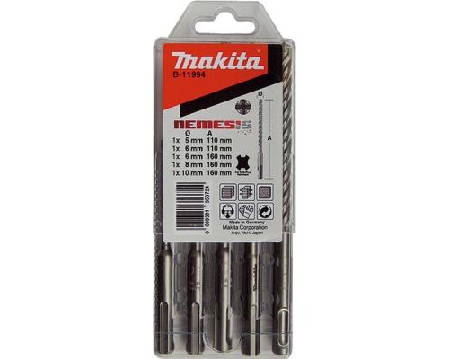 Набір свердл Makita SDS-Plus Nemesis. 5 шт (B-11994)