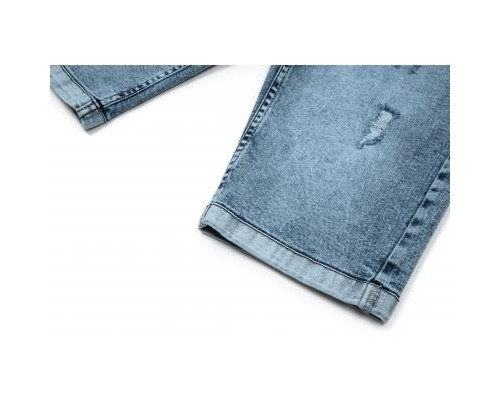 Шорти дитячі A-Yugi джинсові з потертостями (5261-158B-blue)