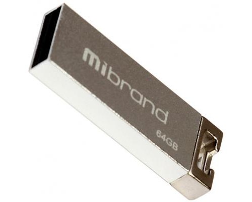 USB флеш накопичувач Mibrand 64GB Сhameleon Silver USB 2.0 (MI2.0/CH64U6S) 