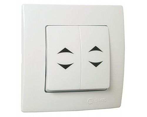 Вимикач MAKEL Lillium Natural Kare Біла (32001026)