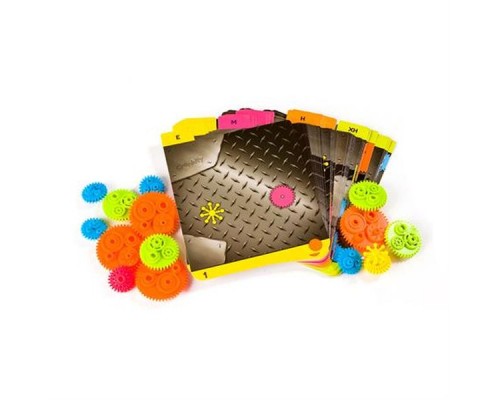 Ігровий набір Fat Brain Toys Різнокольорові Шестерінки Crankity (F140ML) 