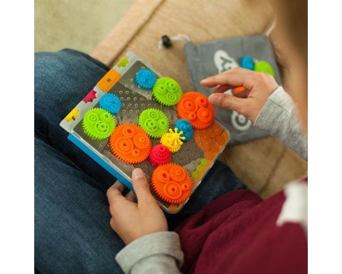 Ігровий набір Fat Brain Toys Різнокольорові Шестерінки Crankity (F140ML) 