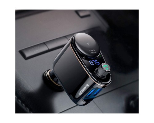 FM модулятор Baseus Lokomotive S-06 Black (CCALL-RH01)