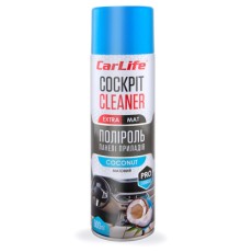 Автополіроль CarLife Cockpit Cleaner EXTRA MAT Кокос 500мл (CF527)